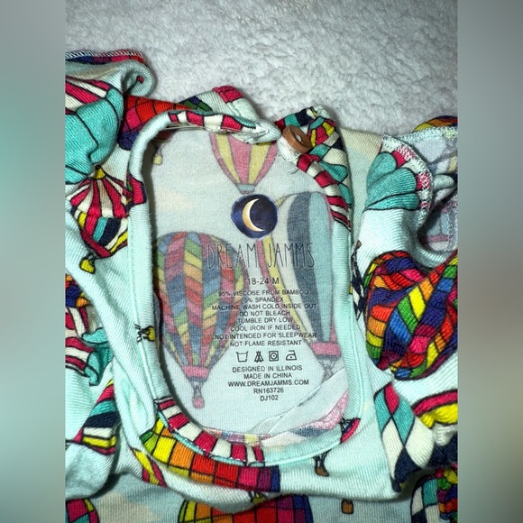 Dream Jamms “Air to Dream” bamboo bubble romper, size 18-24 mos - Picture 4 of 6